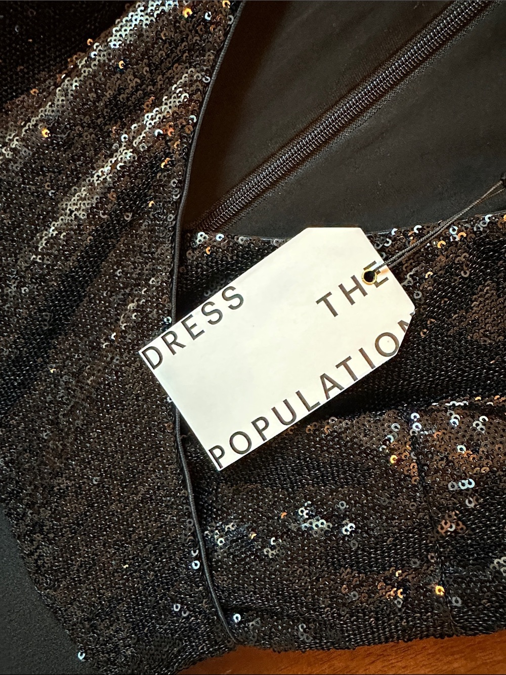 Dress the Population Jaleah Black Sequin dress - Picture 13 of 13